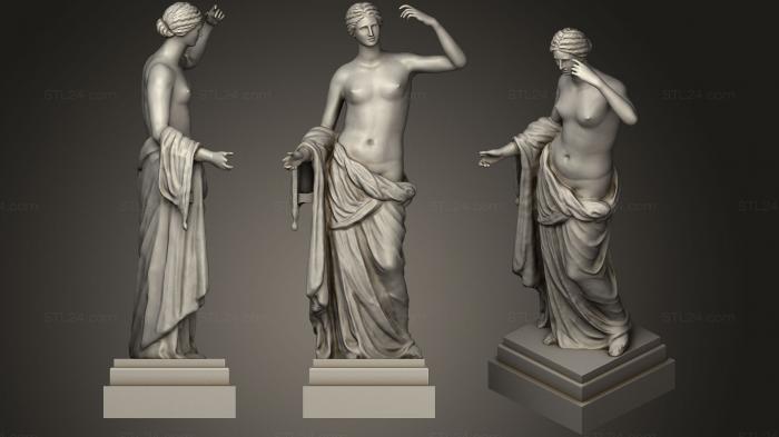 Статуи античные и исторические (Статуя 20, STKA_1503) 3D модель для ЧПУ станка
